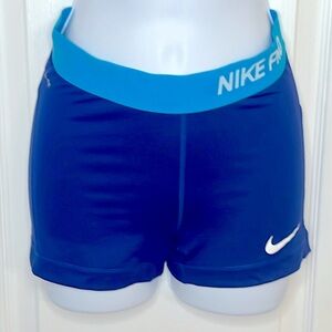 Nike Pro Blue Athletic Shorts